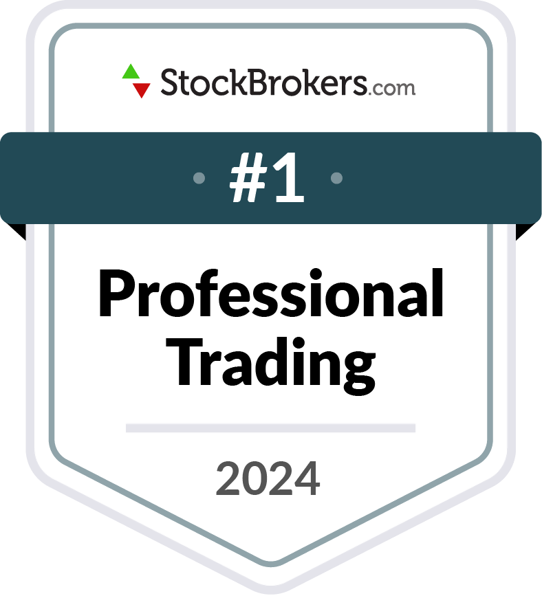 Clasificado número 1 en negociación profesional según StockBrokers.com 2024